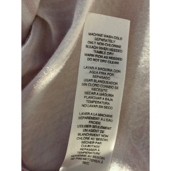 Chico’s size 2 (L) orange print 3/4 cuffed sleeve v neck top - Picture 5 of 7